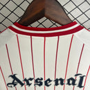 CAMISA DE BASEBOL DO ARSENAL 25/26 BRANCO E VERMELHO
