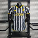 CAMISA VERSÃO PLAYER DA JUVENTUS 23/24 BRANCO E PRETO